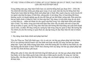 Chỉ thị 03/CT-BTC 2014 quản lý thuế tạo thuận lợi cho người nộp thuế