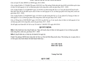 Quyết định 1554/QĐ-UBND 2014 tuyển chọn trí thức trẻ phát triển nông thôn miền núi 2013 2020 Thanh Hóa