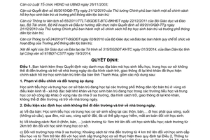 Quyết định 1436/2014/QĐ-UBND khoảng cách trường nhà chính sách hỗ trợ học sinh bán trú Thanh Hóa