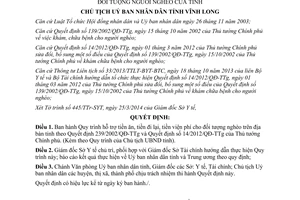 Quyết định 729/QĐ-UBND 2014 Quy trình hỗ trợ tiền ăn đi lại viện phí đối tượng nghèo Vĩnh Long