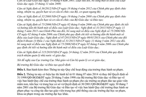 Thông tư 16/2014/TT-BGDĐT Quy chế hoạt động của trường thực hành sư phạm Bộ Giáo dục Đào tạo