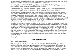Thông tư liên tịch 20/2014/TTLT-BGDĐT-BTC-BLĐTBXH hướng dẫn 49/2010/NĐ-CP 74/2013/NĐ-CP