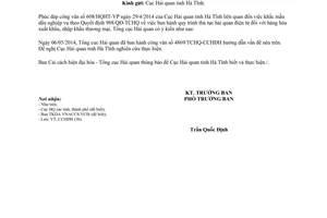 Công văn 4921/TCHQ-CCHĐH 2014 mẫu dấu thực hiện thủ tục hải quan điện tử