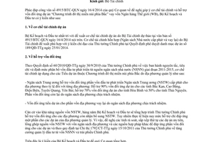 Công văn 2822/BKHĐT-KTĐN 2014 Chương trình đô thị miền núi phía Bắc vay vốn Ngân hàng Thế giới