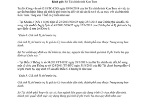 Công văn số 1649/TCT-CS 2014 ủy quyền ban hành Bảng giá tính lệ phí trước bạ