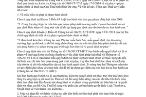 Công văn 1763/TCT-PC năm 2014 xử lý vi phạm hành chính thuế qua thanh kiểm tra