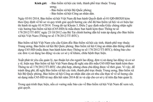 Công văn 1671/BHXH-CSXH 2014 in cấp quản lý sử dụng Giấy chứng nhận nghỉ việc hưởng bảo hiểm xã hội