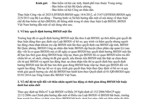 Công văn 1683/BHXH-CSXH 2014 hướng dẫn thực hiện chính sách bảo hiểm xã hội