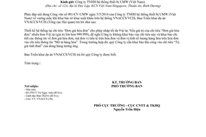 Công văn 5717/TCHQ-VNACCS năm 2014 giải đáp khai báo tờ khai xuất khẩu trên VNACCS/VCIS