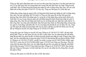 Công văn 6006/TCHQ-GSQL hướng dẫn xác nhận trên tờ khai VNACCS 2014