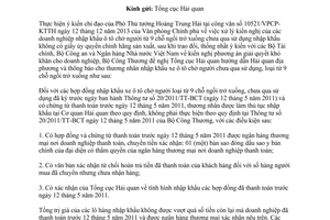 Công văn 4582/BCT-XNK tháo gỡ vướng mắc doanh nghiệp nhập khẩu ô tô không có giấy ủy quyền 2014