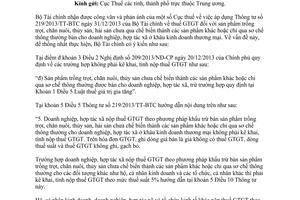 Công văn 7062/BTC-TCT 2014 thuế giá trị gia tăng sản phẩm trồng trọt chăn nuôi thủy hải sản