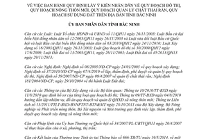 Quyết định 292/2014/QĐ-UBND quy hoạch đô thị quy hoạch sử dụng đất Bắc Ninh