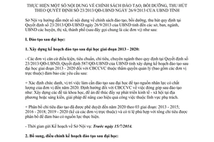 Hướng dẫn 321/HD-SNV 2014 đào tạo thu hút theo Quyết định 23/2013/QĐ-UBND Quảng Trị