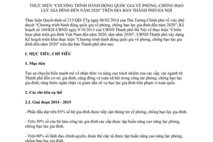 Kế hoạch 116/KH-UBND 2014 phòng chống bạo lực gia đình đến 2020 Hà Nội