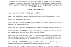 Quyết định 11/2014/QĐ-UBND sửa đổi bồi thường hỗ trợ tái định cư thu hồi đất Bình Phước