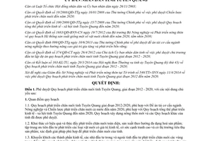 Quyết định 240/QĐ-UBND 2014 Quy hoạch phát triển chăn nuôi Tuyên Quang 2012 2020