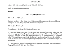 Luật Công chứng 2014