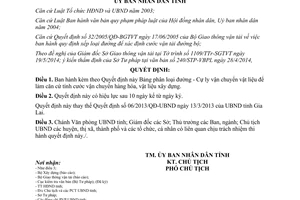 Quyết định 08/2014/QĐ-UBND phân loại đường tính cước vận chuyển hàng hóa vật liệu xây dựng Gia Lai