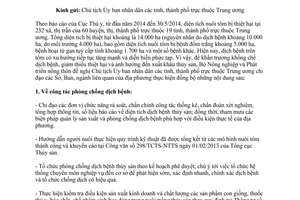 Công văn 1730/BNN-TY 2014 phòng chống dịch bệnh tôm