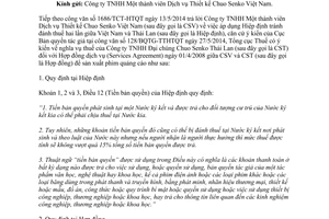 Công văn 2085/TCT-HTQT 2014 Hiệp định thuế Việt Nam Thái Lan