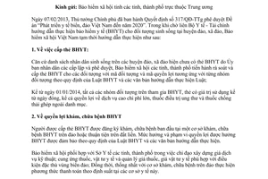 Công văn 2074/BHXH-CSYT 2014 cấp thẻ BHYT cho nhân dân sinh sống tại huyện xã đảo theo 317/QĐ-TTg