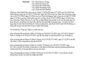 Công văn 2270/TCT-CS 2014 chính sách thuế hộ cá nhân không kinh doanh có tài sản cho thuê