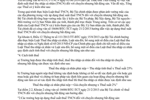 Công văn 2329/TCT-TNCN 2014 thuế thu nhập cá nhân chuyển nhượng bất động sản