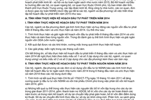 Công văn 3979/BKHĐT-TH 2014 lập kế hoạch đầu tư phát triển 2015