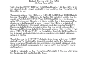 Công văn 2191/LĐTBXH-LĐTL 2014 chế độ lao động khi cổ phần hóa