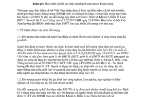 Công văn 2229/BHXH-CSYT 2014 bảo hiểm đối tượng Điểm c d Khoản 2 Điều 51 Luật Bảo hiểm y tế