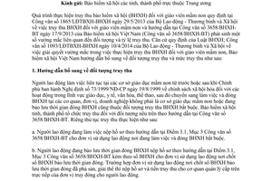 Công văn 2301/BHXH-BT 2014 bổ sung truy thu bảo hiểm xã hội giáo viên mầm non