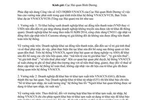Công văn 8053/TCHQ-VNACCS 2014 vướng mắc hệ thống VNACCS/VCIS