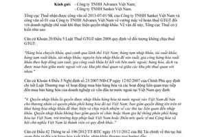 Công văn 2436/TCT-KK 2014 hoàn thuế giá trị gia tăng doanh nghiệp chế xuất nhập khẩu