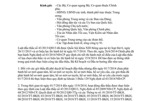 Công văn 4054/BKHĐT-QLĐT 2014 thực hiện Luật đấu thầu 2013 và 63/2014/NĐ-CP