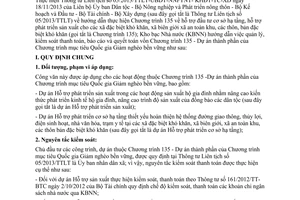 Công văn 1550/KBNN-KSC kiểm soát thanh toán vốn chương trình 135 2014