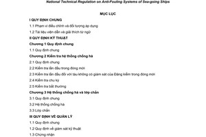 Quy chuẩn kỹ thuật quốc gia QCVN 74:2014/BGTVT về hệ thống chống hà tàu biển