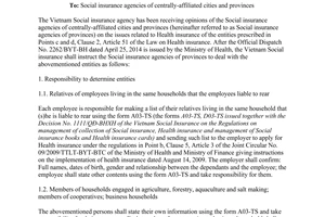 Official Dispatch No. 2229/BHXH-CSYT insurance of the entities Point c d Clause 2 Article 51 Law Health insurance