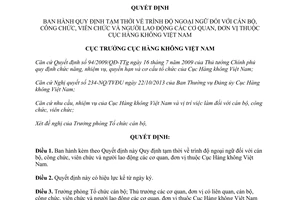 Quyết định 993/QĐ-CHK 2014 trình độ ngoại ngữ cán bộ công viên chức người lao động thuộc Cục Hàng không