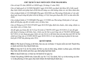 Quyết định 2106/QĐ-UBND phê duyệt số lượng cô đỡ thôn bản xã thuộc 11 huyện miền núi Thanh Hóa 2014