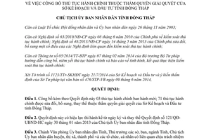 Quyết định 673/QĐ-UBND-HC 2014 thủ tục hành chính mới sửa đổi Sở Kế hoạch Đầu tư Đồng Tháp
