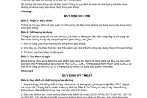 Thông tư 27/2014/TT-BGTVT quản lý chất lượng vật liệu nhựa đường xây dựng công trình giao thông