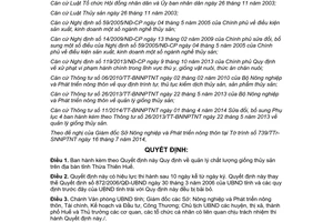 Quyết định 41/2014/QĐ-UBND quản lý chất lượng giống thủy sản Thừa Thiên Huế