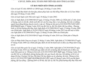 Quyết định 22/2014/QĐ-UBND chế độ người hoạt động không chuyên trách cấp xã thôn bản tổ dân phố Lai Châu