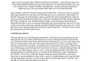Thông báo 305/TB-VPCP 2014 xử lý tiêu cực thao túng bảo kê xe quá tải tuyến đường bộ