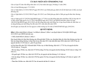 Quyết định 2332/QĐ-UBND 2014 điều chỉnh 3816/QĐ-UBND quy hoạch thăm dò khai thác khoáng sản Đồng Nai 2015 2020