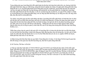 Chỉ thị 07/CT-UBND 2014 tăng cường quản lý nhà nước hoạt động hát với nhau Tây Ninh