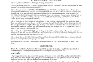 Quyết định 1114/QĐ-UBND 2014 phát triển mô hình dạy nghề lao động nông thôn 1956/QĐ-TTg Bắc Kạn