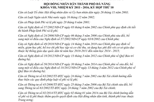 Nghị quyết 63/2014/NQ-HĐND sửa đổi chế độ thu nộp quản lý sử dụng phí Đà Nẵng
