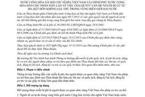 Thông tư 93/2014/TT-BTC miễn lệ phí quốc tịch hộ tịch cư trú giải quyết di cư tự do kết hôn không giá thú Việt Lào